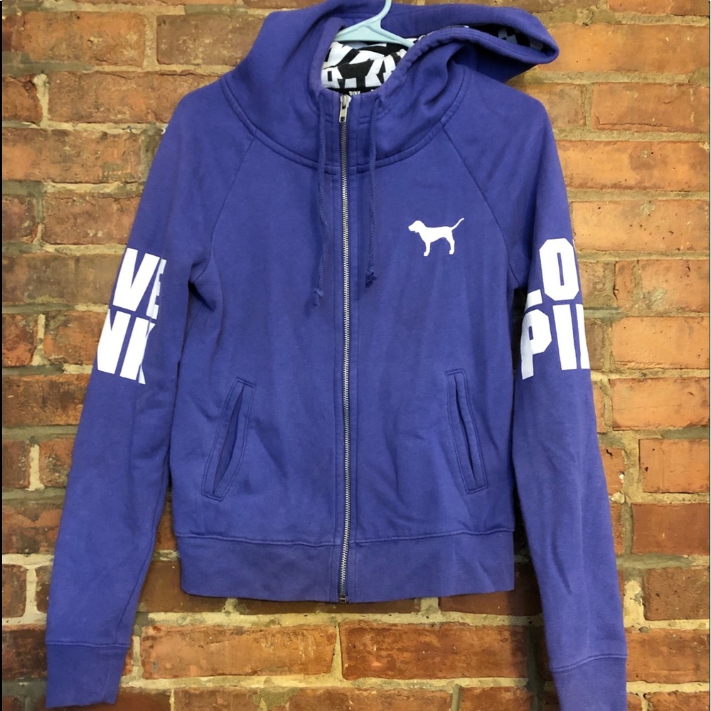 PINK zip-up hoodie